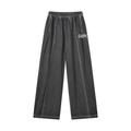 Unisex Vintage Wash Wide Leg Mesh Sweatpants
