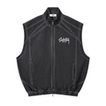 Unisex Vintage Wash Mesh Full-Zip Vest